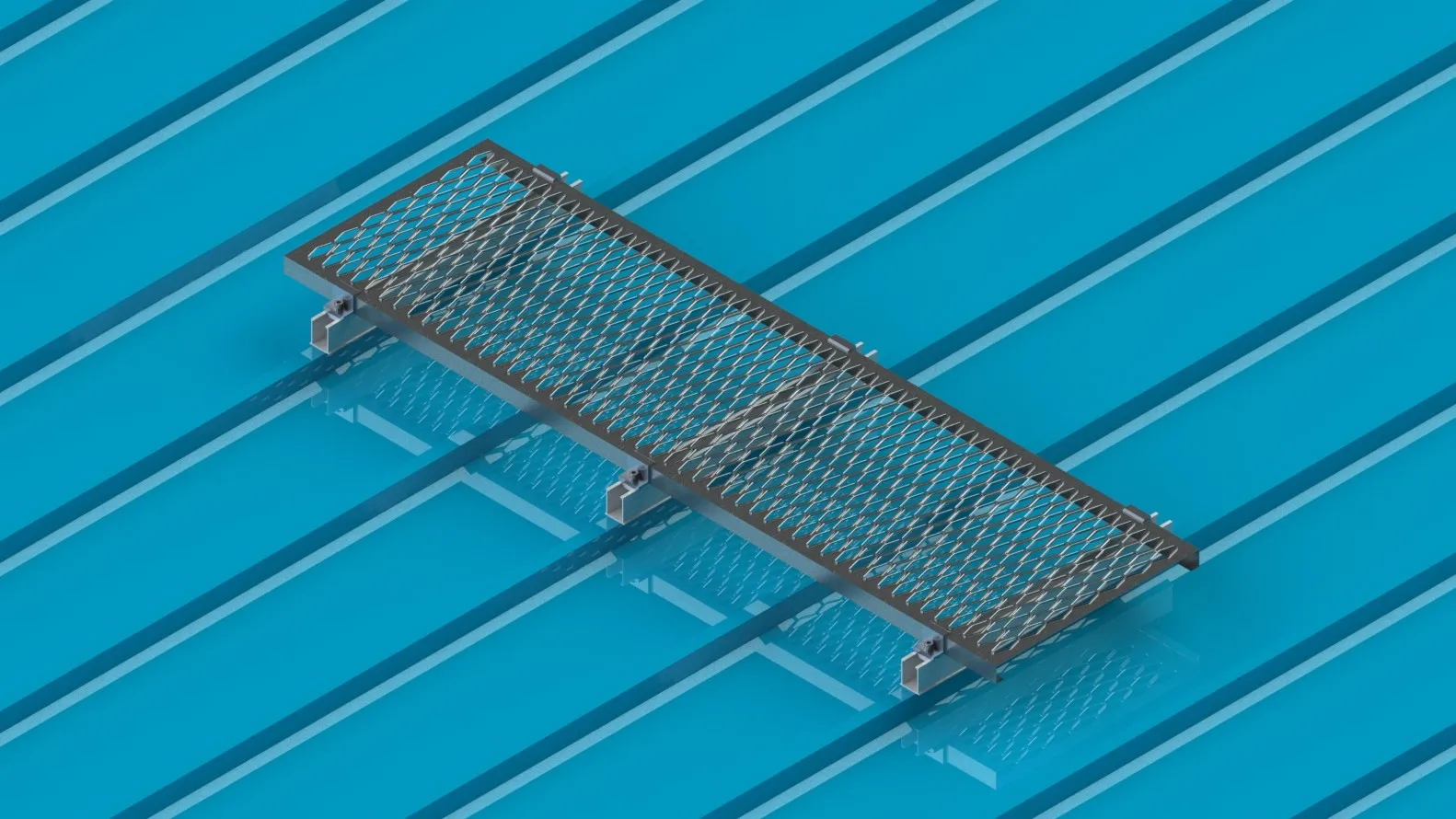 product crocodile mouth toothed skateboard solar fixing walkway slip resistant-4