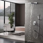 Bathroom Recessed Shower Panel Shower Set Stainless Flexible Hose