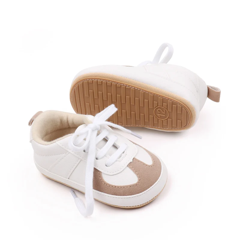 High Quality Lightweight Court Sneakers Anti-Slippery Prewalker Toddler Baby Shoes for Boys Hot Selling Design for Spring Autumn manufacture