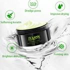 Cream 120g Private Label Organic Natural Lightening Whitening Cream Lemon Massage Face Cleaning Cream