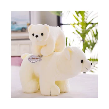 Plush Toy White Polar Bear Little Bear Soft Toy Stuffed Animals Ice Bear Kids Birthday Gift