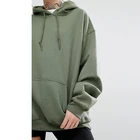Plain Hoodies Custom Long Sleeve Solid Color Blank Casual Pullover Women Oversize Plain Hoodies