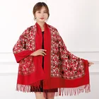 Brand Scarves Fashion Wool Winter Scarf Women Spain Scarf Plaid Thick Brand Shawls And Scarves For Women