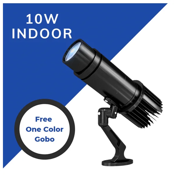 Waterproof Static Gobo Advertising Light Building Wall Projection Logo Floor Projector Waterproof