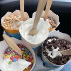 LOKYO Food Grade Dessert Container Flurry Cup Yogurt Custom Printing Ice Cream Paper Cup