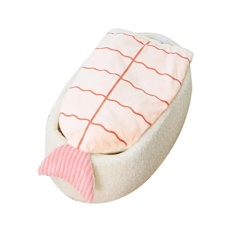 New Pet Beds Warm Sushi-Shaped Dog Mattress for Autumn Winter for Cats Dogs Pet Supplies supplier