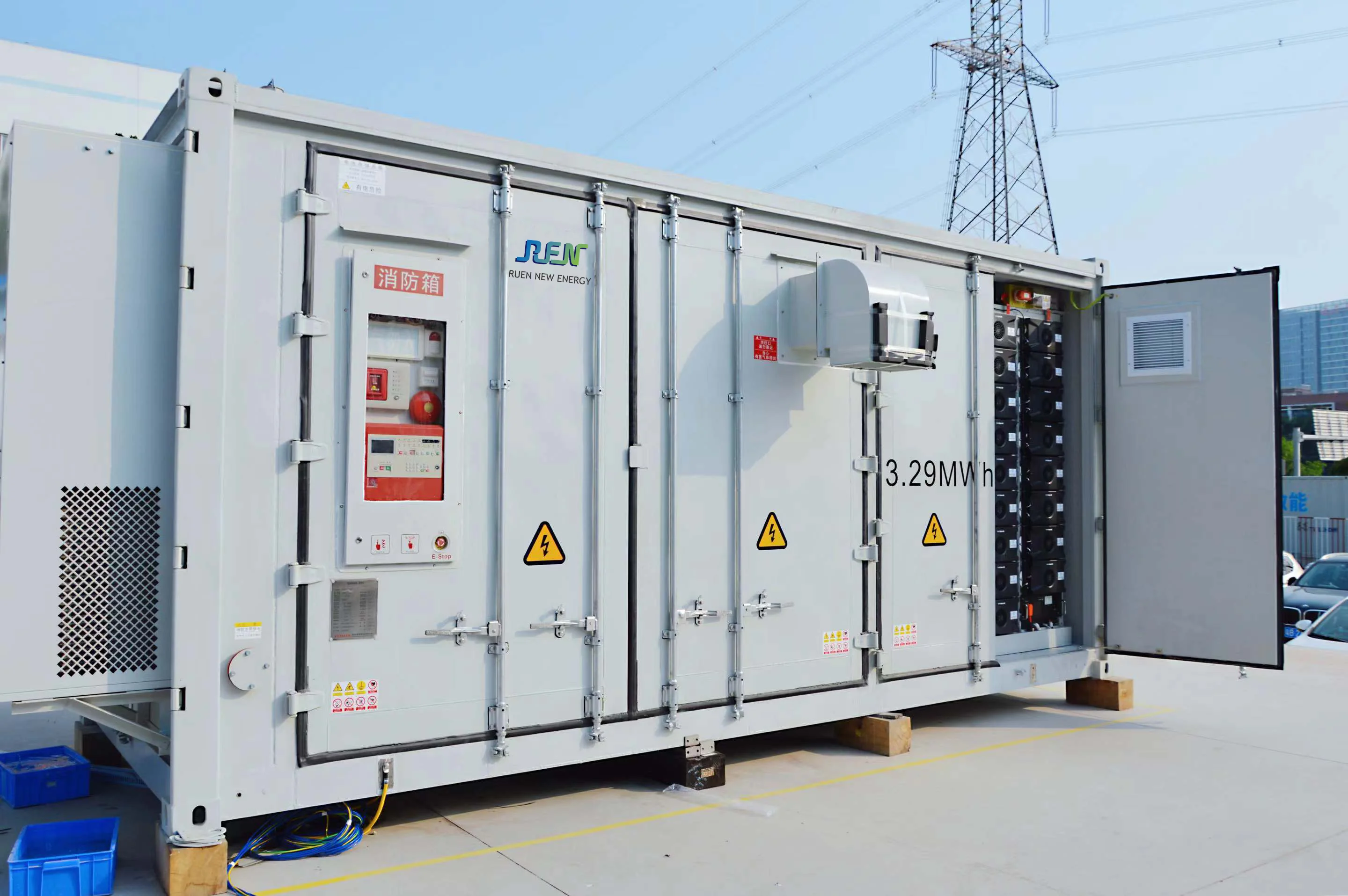 1mwh 20ft 40ft Container 5 Years Life Time Outdoor Battery Cabinet Bess