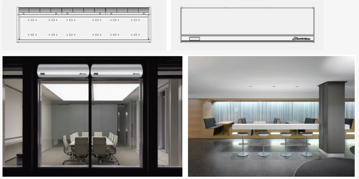 Air Curtain, 900-2000mm, 220~ 240V, 8000m³ - detail 6