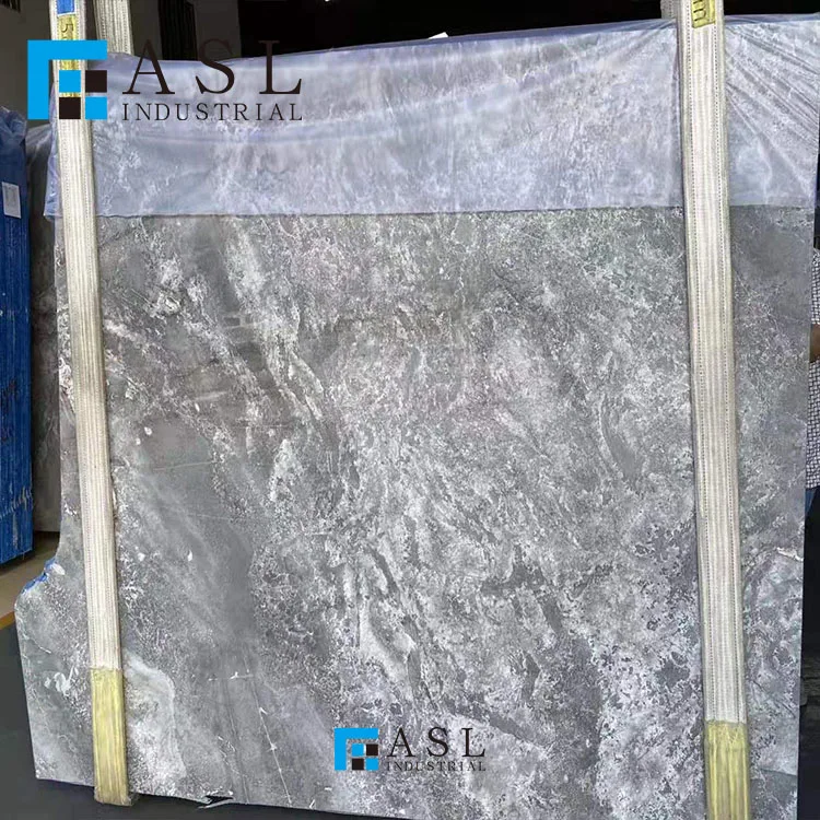 Factory direct low price sea grey marble hotesale marble low cost natural grey slab italian ash marble