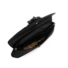 Crystal Bag Fashion Customs Diamond Crystal Flowers Pleated Polyester Party Handbags Bag