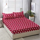Printed Sheet Bed Fitted Sheet Luxury 100% Polyester Printed King Size Fitted Single Double Bed Cover Sheet Wholesale