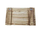 Custom Rustic Wall Mounted Key Jacket Holder Coat And Hat Hanger Book Shelves