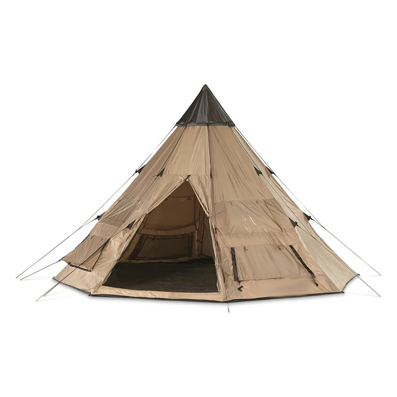 Good Quality Single Pole Tipi Canvas Tente-camping Outdoor Teepee For Adults Teepee Manufacturer For Sale - Teepee Tents For Sale,Tipi Tent,Cotton Tipi Tents For Sale Product on