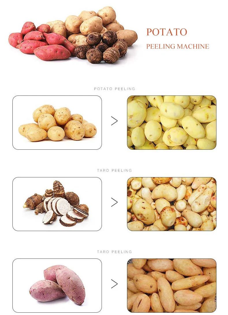 Automatic Strip Cutter Mini Chips Cut Potato Washing Peeling Cutting Machine Price details