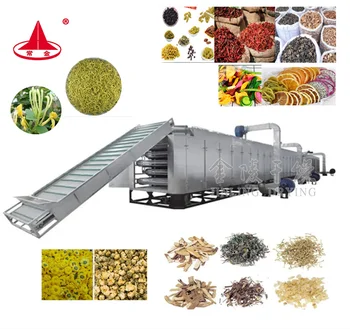 Continuous Conveyor Mesh Belt Dryer for Pet Food Grape blueberry Seaweed Chili Pepper Herb Coconut