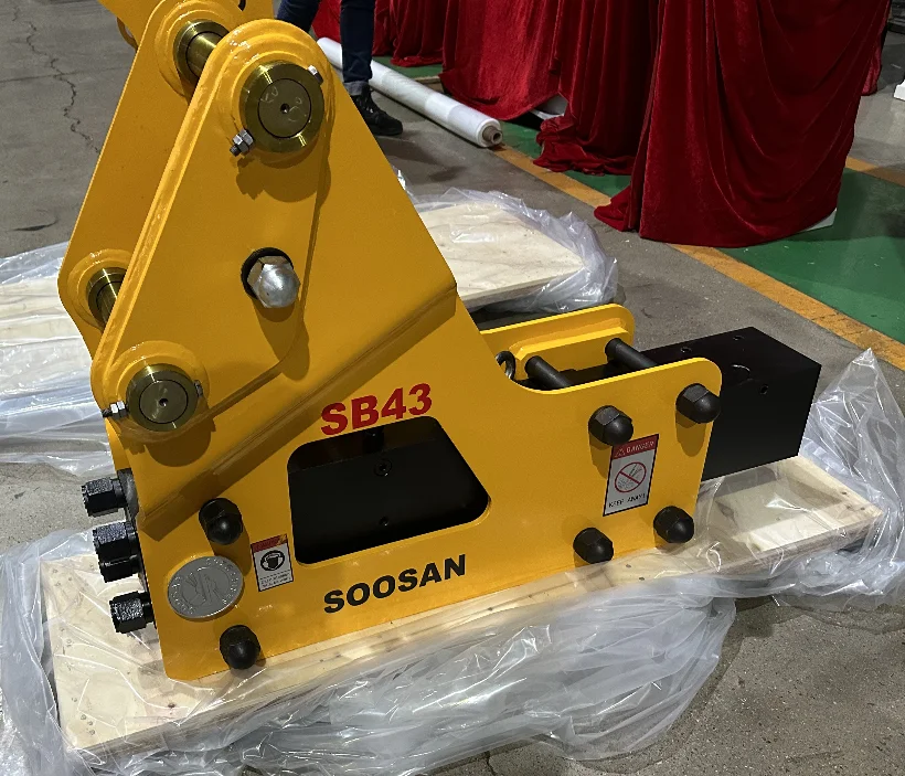 Side Type Excavator Demolition Sb Hydraulic Hammer For Sale Soosan