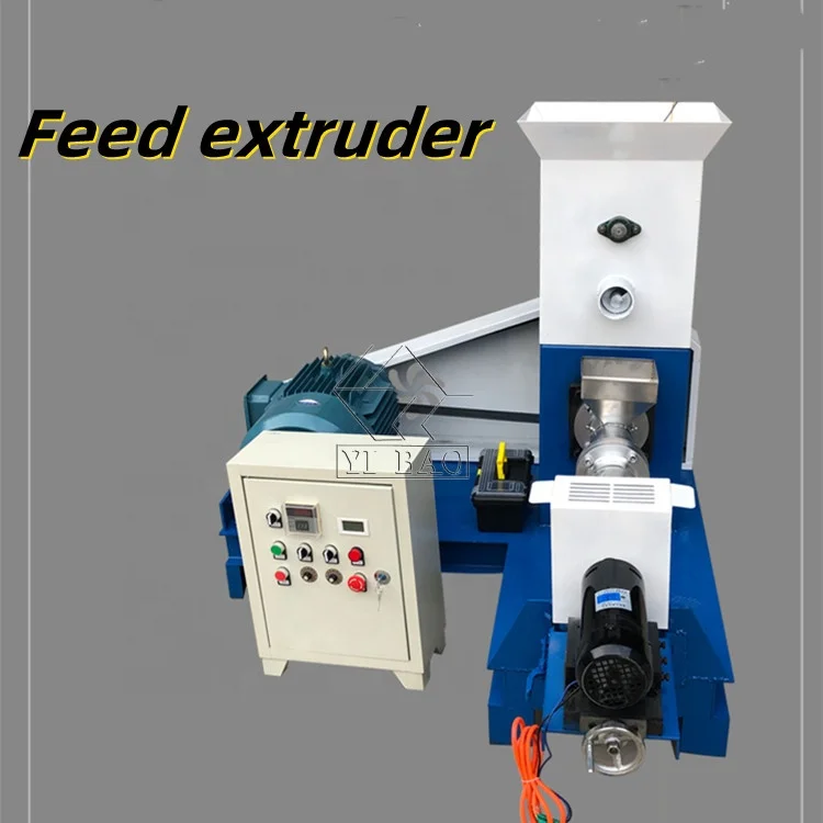 Floating Fish Feed Mill Pellet Extruder Machine Floating Feed Pellet