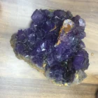 Purple Cluster Natural Crystals Rough Purple Fluorite Cluster Specimen For Home Decor
