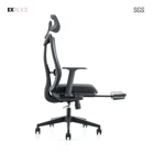 Swivel Wire 6211A-7 High End Staff Work Lucite Swivel Executive Guest Wire Mesh Ergonomic Office Chair With Footstep