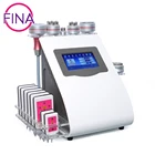 Rf 9 In 1 Fat Ultrasonic Cavitation Lipolaser Vacuum Rf Cavitation System Liposuction Slimming Machine