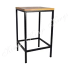 Bar Hot Sale Events Rentals Event Hire Wedding Party Metal And Wood Outdoor High Boy Cocktail Bar Table