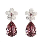 925 Silver Earrings Silver 925 Sterling Silver Crystal Stud Earrings For Girls With Short Hair