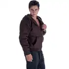 Warm 2021 Fashionable Casual Warm Hooded Zipper Mens Fleece Jacket