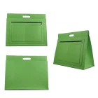Clutch Upin Direct Sale Green Yellow Eco Friendly Polyester Tote Felt Document Clutch Handbag Bag