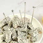 Cocktail Picks Amazon Hot Sell Kitchen Supplier Stainless Steel Long Stick Cocktail Picks