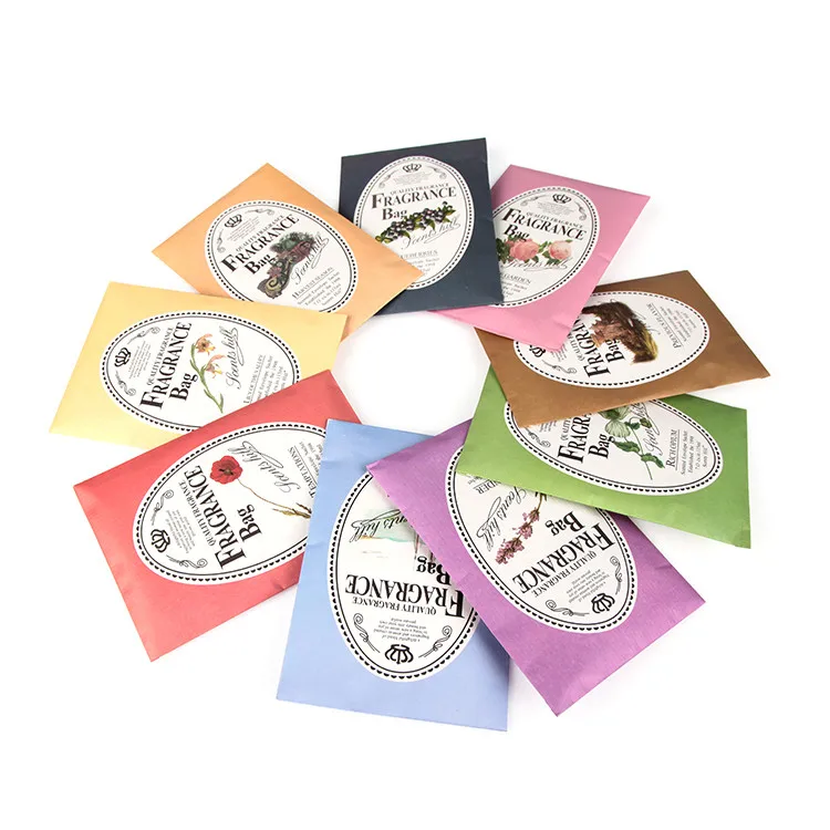 luxury eco friendly paper scented sachet factory direct long lasting fragrance customizable perfect for wardrobe drawer bedroom hotel gift and spa use388-1