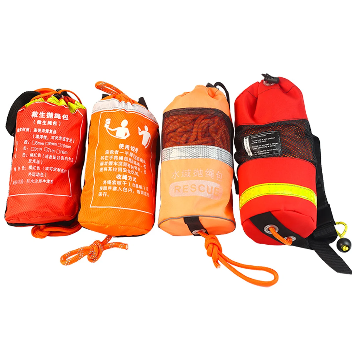 New Coast Marine Life Rescue Throw Rope Bag Fabricare