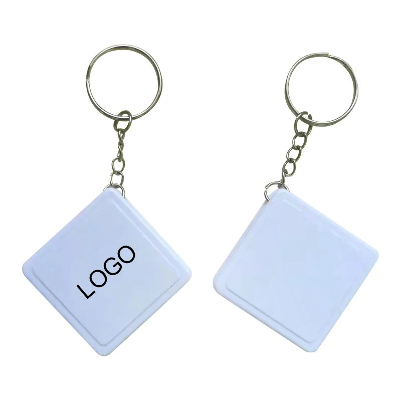 Custom logo 60 inch plastic square measuring tape with keychain mini tailor tape measures Custom logo 60 inch plastic square measuring tape with keychain mini tailor tape measures