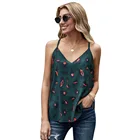 Sexy 2021 Summer New V-neck Sling Slim Sexy Sling Print Sleeveless Women's Vest