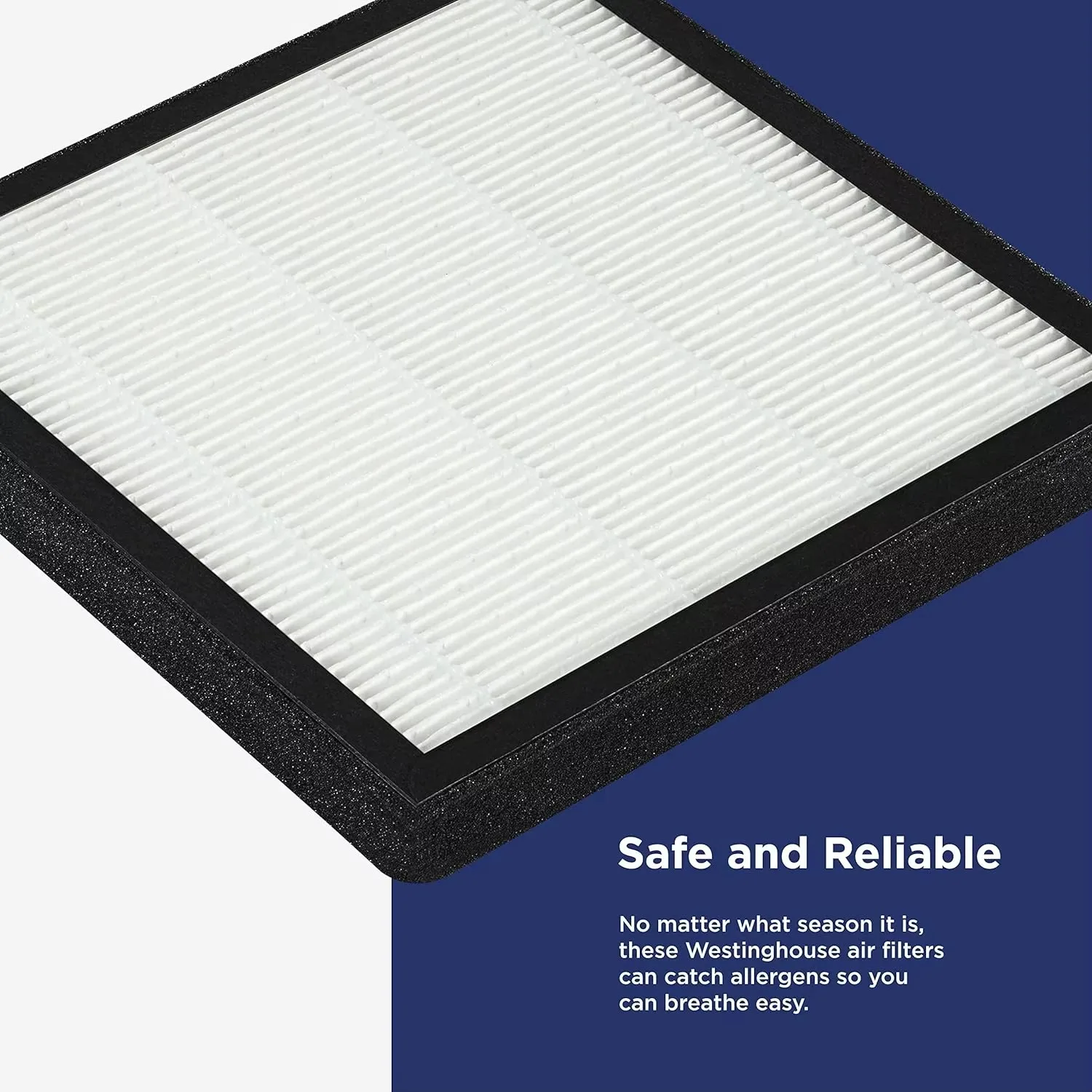 product customized air purifier filter hepa h13 pleated filter compatible with 1701 1702 model air purifier dust vocs pm25 removal-4