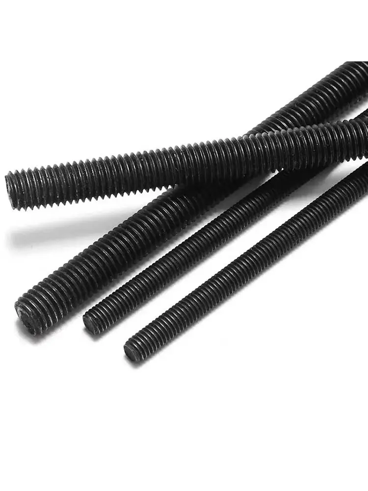 High Strength 8.8/10.9/12.9 Grade Screw Rod Steel Material Zinc Finish Metric Measurement System Thread Colors Available Metric manufacture