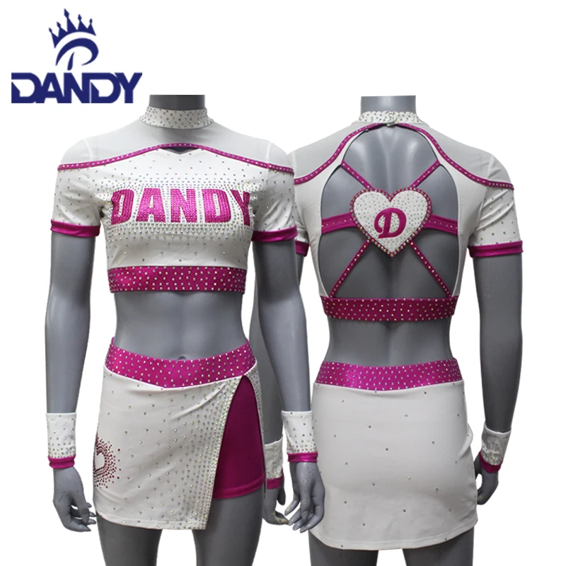 Dandy Custom Short Sleeves Cheerleaders Cheerleading Uniforms All Star