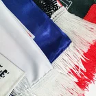 Wholesale 100% Polyester European Custom Silk Scarf Silk Screen Printing Rainbow Scarf