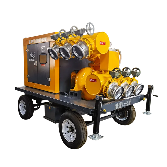 Factory customized mine water delivery high head diesel engine driven sewage pump