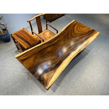 South America walnut wood slab popular dining table top
