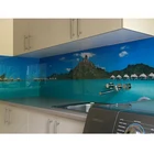 Glass Digital Glass Printing Decorative Digital Printing Glass For Kitchen Splashbacks