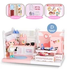 Hot Selling Fashion Girls Gift DIY Assemble Furniture Toys Miniature Doll House