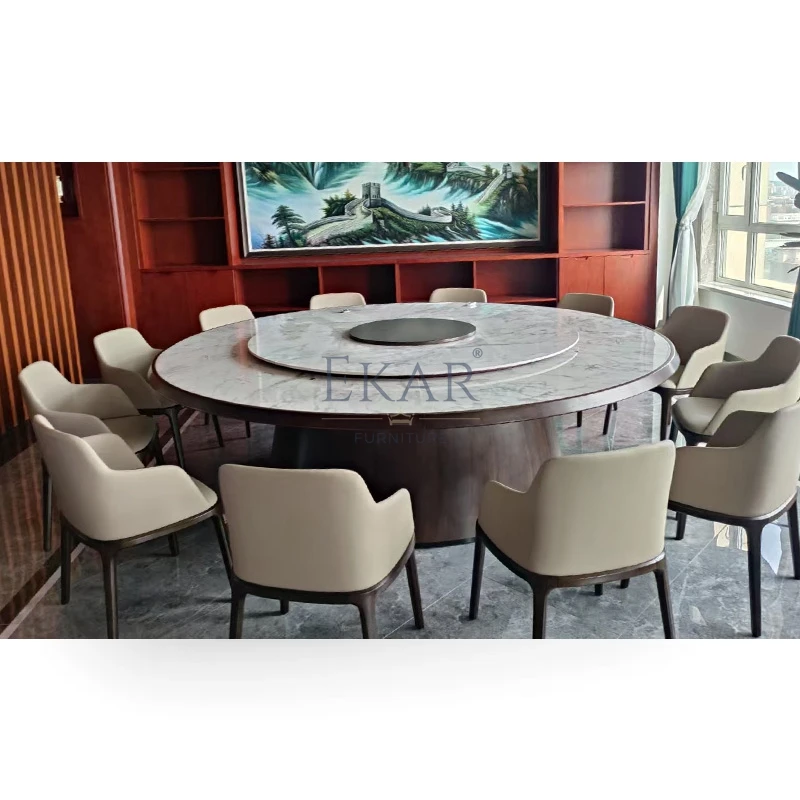 product horizon executive dining table commercial grade electric induction dining table for luxury villas and hotels-7