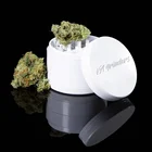 Stick Premium 2020 NON STICK Ceramic Herb Grinder Large 2.5" Inch 4-Piece PREMIUM Weed Grinder White FREE CUSTOM LOGO