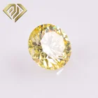 Moissanites Loose VVS1 Diamond Cut Round Loose Yellow Moissanite