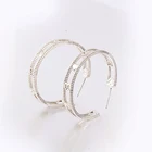 Chunky Earrings Earringsearrings Silver Earrings XuQian Silver Chunky Zirconia Hoop 2021 New Earrings