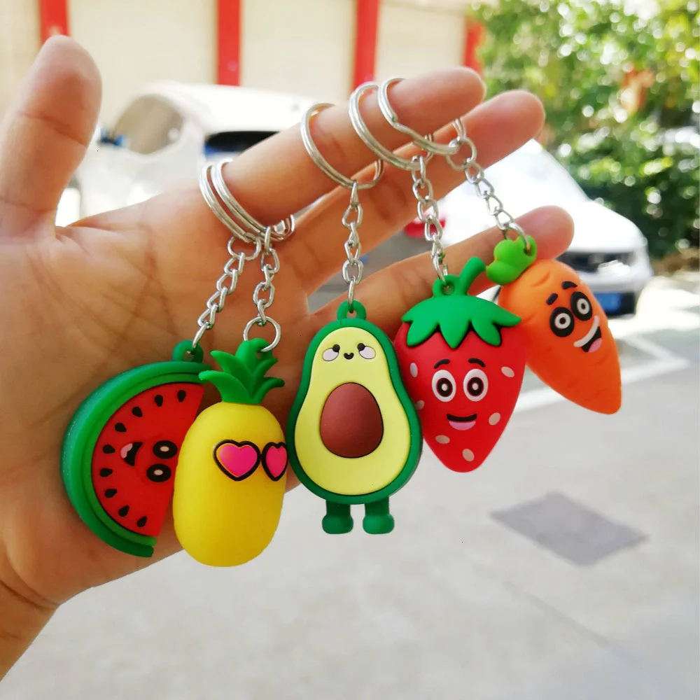 product promotional products christmas kid gift custom logo violin cute kawaii 3d key chain customized soft silicone pvc rubber keychain-10