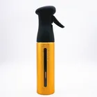 Spray Bottle Sprayer Spray Bottles Luxury Shiny Gold Continuous Automatic Spray Water Bottle 250ml With Matte Sprayer