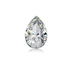 Loose Loose Gemstone HMOIS Wholesale EF Color VVS1 Loose Pear Cut Moissanite Gemstones