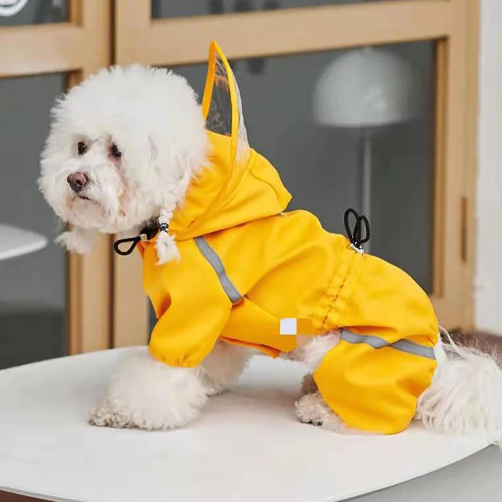 custom dog raincoat