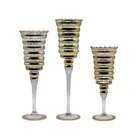 Handicraft High Quality Handicraft Home Decorative Glass Vase With Lid